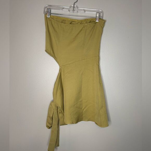 Prettylittlething Strapless Corset Side Cutout Mini Dress - Picture 3 of 4